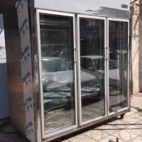 یخچال ایستاده۲متری تمام استیل لاشه خور موتور ۱ اسب