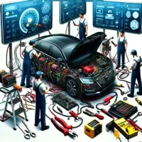 برق خودروی سیار سیمکشی ماشین دیاگ استارت ودینام