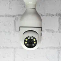 دوربین مداربسته لامپی چرخشی۳۶۰دزدگیر‌دار بی دستگاه