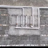 لوله کشی گازواجرای دو دکش سیمانی طبق قانون اداره گ