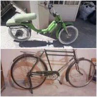 حراج فوری موتور براوو دوچرخه سه مار قدیمی درحد و