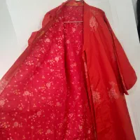 مانتو ساتن ضخیم ژاپنی دو رو