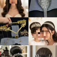 سفارش تاج و ریسه وتلسر مو وانواع اکسسوری مو