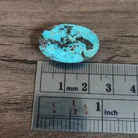 «سه عدد نگین فیروزه نیشابور خوش رنگ»