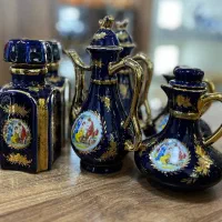سورمه ای طلاکوب