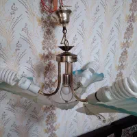 لوستری ۳شعله کریستالی|لوستر و چراغ آویز|لنگرود, |دیوار