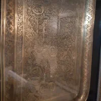 سینی قلمزنی قابی|کلکسیون اشیاء عتیقه|فاضل آباد, |دیوار