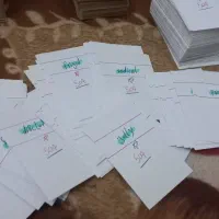 فلش کارت دست نویس کامل زبان انگلیسی