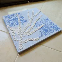 تابلو پتینه دکوراتیو طرح برجسته سایز ۴۰×۴۰|تابلو، نقاشی، عکس|اصفهان, خواجو|دیوار