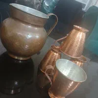 پارچ ولیوان مسی