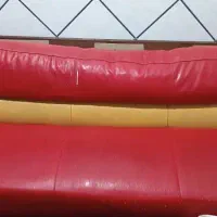 مبل هفت نفره چرم تمیز|مبلمان خانگی و میز عسلی|اهواز, کمپلو شمالی|دیوار