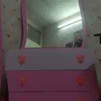 کمد ویترین و دراور با آینه کاملا سالم|جاکفشی، کمد، دراور|زنجان, |دیوار