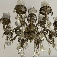 دو عدد لوستر ۱۲ و ۶ شاخه