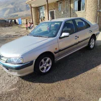 پژو پارس نقره‌ای خیلی زیبا وخش رخ