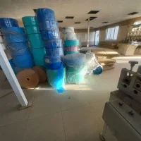 یکسری دستگاه کامل تولید ماسک وپاره و نخ.