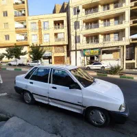 پراید سفید صبا مدل ۸۱