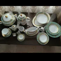 چینی سلطنتی مزین به طلا و پلاتین