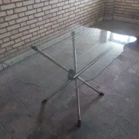 میز غذا خوری شیشه ای