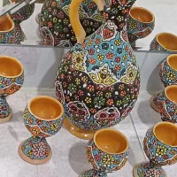 ست میناکاری|صنایع دستی و سایر لوازم تزئینی|سنندج, |دیوار