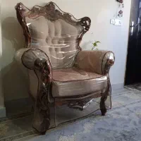 مبل سلطنتی نه نفره تمیز تمام چوب