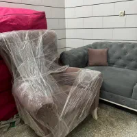 مبل هشت نفره نو مناسب جهیزیه|مبلمان خانگی و میز عسلی|خرم‌آباد, |دیوار