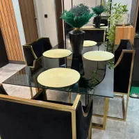 میز ناهارخوری استیل