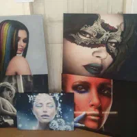 فروش ویژه تابلو بوم پارچه ای سایز 90/60 درجه یک|تابلو، نقاشی، عکس|شیراز, شهرک مطهری|دیوار