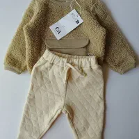 بلوز شلوار پشمی وارداتی سایزبندی از صفر تا 3 سال