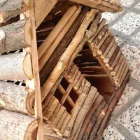 کلبه چوبی . صنایع دستی