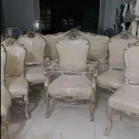 مبل سلطنتی نه نفره طرح آلمانی چوب راش|مبلمان خانگی و میز عسلی|ساوه, |دیوار