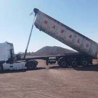 تریلی کمپرس مارال سه محور .حوض همدان