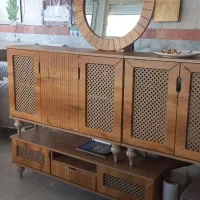 آیینه و کنسول میز تی وی و جاکفشی