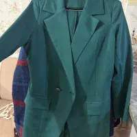 مانتو کتی سبز کاملا سالم