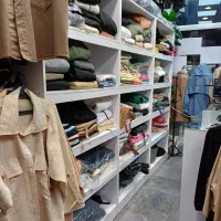 تجهیزات کامل  مغازه اتاق پرو MDF قفسه و پیشخوان