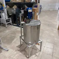 کره گیر کارگاهی ودوغزنk303D-همزن استیل و شیر تخلیه