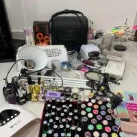 تمام لوازم ناخن صفرها صد موجود درحد نو