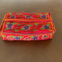 رومیزی، جای کلینکس، پته کرمان، کار دست، قدیمی|صنایع دستی و سایر لوازم تزئینی|تهران, شهرک غرب|دیوار