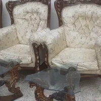 مبل سلطنتی۹نفره و۴نفره راحتی|مبلمان خانگی و میز عسلی|بهارستان, |دیوار