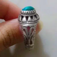 انگشتر مردانه نقره فیروزه
