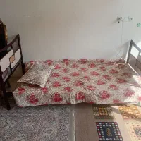 تخت خواب فلزی تک نفر|تخت و سرویس خواب|اصفهان, کوی راه حق|دیوار