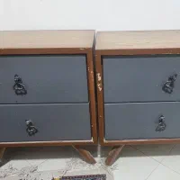 تخت دو نفره با تشک و دو پاتختی|تخت و سرویس خواب|بیرجند, |دیوار