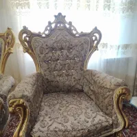 مبل ۹ نفره به همراه جلو مبلی|مبلمان خانگی و میز عسلی|اهر, |دیوار