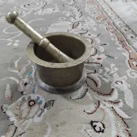 هاونگ‌ برنجی قدیمی ۲ کیلویی