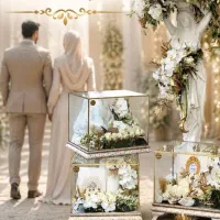اجاره انواع باکس شیشه ای استند حلقه گل دکور بگراند