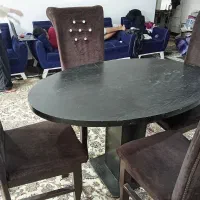میز نهارخوری ۴نفره تمیز|میز و صندلی غذاخوری|آزادشهر, |دیوار