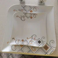 چینی توس 18نفره|ظروف سرو و پذیرایی|زنجان, |دیوار