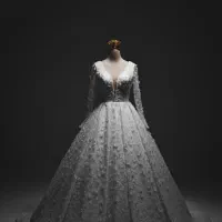 لباس عروس مزونی شیک و تمیز