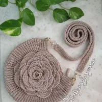 کیف مکرومه دستباف