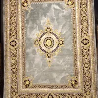 فرش تک گل کااشان
