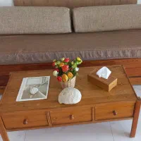 مبل راحتی با ۳ طبقه تخت تمام چوب|مبلمان خانگی و میز عسلی|کیش, |دیوار